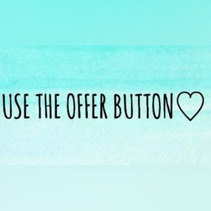 I love reasonable offers!!